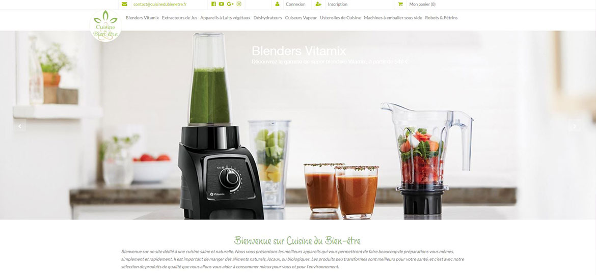 blender vitamix cuisine saine bio naturelle